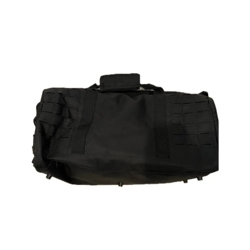 XL Tactical Canvas Black Duffel 22